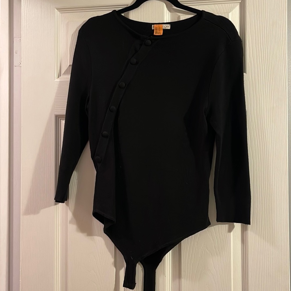 Eva Mendes bodysuit sweater